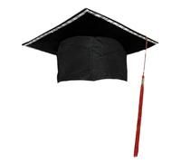Generico Cappello Di Laurea Con Nappina | Cappello Laurea Illuminato con Luci LED,Accessori Per Festa A Tema Con Decorazioni, Compleanno Scuola Università Liceo, Forniture Per Eventi Di Diploma