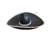 Generico Cappello di Messicano Stile Maschile e Femminile Cappello da Sole Estivo Artigianale in Stile Etnico