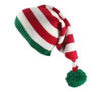 Generico Cappello Di Natale Lavorato A Maglia | Cappelli Da Babbo Natale Invernali Unisex | Berretto Colorato Comodo Festivo Per Tutta La Famiglia Attività All Aperto Raduni