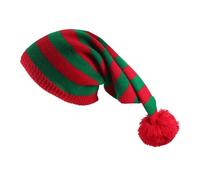 Generico Cappello Di Natale Lavorato A Maglia | Cappello di Babbo Natale Lavorato a Maglia per Donne - Berretto Colorato Comodo Festivo Per Tutta La Famiglia Attività All Aperto Raduni
