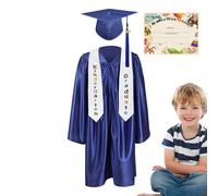 Genérico Cappello E Toga Da Laurea Per Bambini - Costume Da Laurea Per Prescolare | Costume Di Congratulazioni Per Laureati 2025 Bambini In Prescolare E Asilo