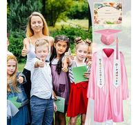 Generico Cappello e Toga per la Cerimonia di Fine Asilo, Toga Cerimonia Bambini, Completo Per Festeggiamenti Di Fine Anno Bambini ’Asilo 2025