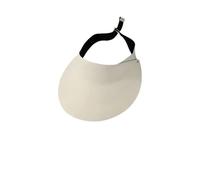 Generico Cappello estivo da donna sole a tesa larga Tappo superiore vuoto Visiere viaggio for protezione solare Cappelli pescatore(Beige)