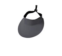 Generico Cappello estivo da donna sole a tesa larga Tappo superiore vuoto Visiere viaggio for protezione solare Cappelli pescatore(Darkgray)