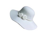 Generico Cappello Fedora a Bombetta a Tesa Larga da Donna con Fiocco - Cappello a Cloche floscio per Tutte Le Stagioni(Color13)