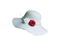Generico Cappello Fedora a Bombetta a Tesa Larga da Donna con Fiocco - Cappello a Cloche floscio per Tutte Le Stagioni(Color22)
