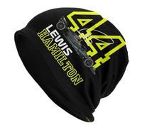 Generico Cappello Invernale Unisex Custom F1 44 Lewis Hamilton Cappello da Maglia Cappello da Maglia Uomini Donne Cool Unisex British Racing Warm Winter Skullies Bealey Cappelli Regali