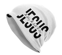 Generico Cappello Invernale Unisex Gesù La Via La verità La Vita Skullies Berretti Cappelli Caldi Autunno Inverno Cappello da Aperto Lavorato a Maglia Cappellini a Maglia per Regali Unisex Adulti