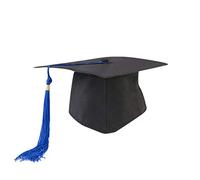 Generico Cappello Laurea Donna Uomo, Tocco Laurea Regolabile, Berretto Laurea Cappello Diploma con Nappa per Adulti Bambini, Laurea Gadget per Cerimonie di Laurea/Festa di Universitario