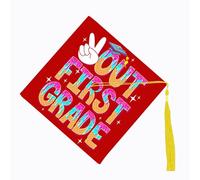 Generico Cappello Laurea per Bambini Tocco Laurea Graduation cap Berretto da Laureato con Nappa Gadget per Cerimonie di Lauree Festa di Lauree