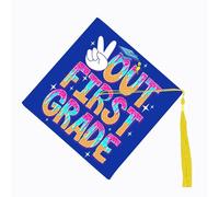 Generico Cappello Laurea per Bambini Tocco Laurea Graduation cap Berretto da Laureato con Nappa Gadget per Cerimonie di Lauree Festa di Lauree