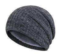 Generico Cappello Lavorato a Maglia Caldo Invernale da Uomo e da Donna Cappello Freddo a Righe Esterno Cappello Cappello di Lana Circonferenza della Cento Gadget Festa 6 Anni (Dark Gray, One Size)