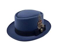 Generico Cappello Oktoberfest - Cappello Bavarese | Cappelli per costumi 'Oktoberfest bavarese tedesco con piume ed emblemi, berretto a cupola in feltro multiuso per uomini e donne adulti,