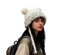Generico Cappello Orso Adulti,Cappello Invernale Peluche - Berretto per Freddo Intenso,per Appassionati di Sport Sci Escursionismo Pattinaggio su Ghiaccio Donne Ragazze