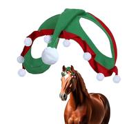 Generico Cappello Per Con Tema Natalizio,Per Le Feste Di Natale,Cappelli per Cavallo da Festa | Per Feste e Vacanze Festive Parate e Spettacoli Stagione degli Sport Equestri Forniture