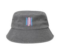Generico Cappello Pescatore Trans Awareness Bucket Hat | Cappello Pescatore Moda Pieghevole Cappellino A Secchiello Estivo Per Campeggio Esterno Mare Cappello Bucket