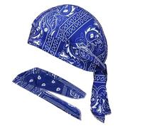 Generico Cappello Pirata per Donna, Motocicletta Pirata Bandana | Cappello da Pirata per Ciclismo Elastico,rapido Anti-UV Avvolgimento della Testa di Sportiva Traspirante