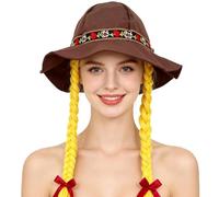 Generico Cappello Tedesco Per Donne Con Copricapo Retro L'Oktoberfest | Cappello Per La Festa Della Birra Tedesca Per Donne Palcoscenico Performance Di Danza Evento Party Festival E Costume
