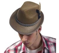 Genérico Cappello Tedesco Per Oktoberfest Festa della Birra,Cappello da Gioco di Ruolo Non Tessuto | Accessorio per Costumi Feste Teatro e Rappresentazione