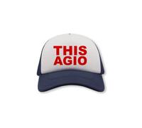 Generico Cappello This Agio - Trucker Disagio Urban Unisex Chiusura Regolabile Snapback