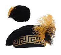 Genérico Cappello Tudor Cappello in velluto per costume | berretto medievale vintage per tema, spettacoli teatrali, matrimoni, teatro, festival, rinascita e cosplay