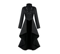 Generico Cappotto da donna, Frac da donna - Giacca vintage rinascimentale | Frac rinascimentale Steampunk, uniforme da sposa cappotto, giacca elegante per costumi di Halloween per feste da donna