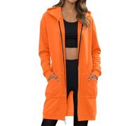 Generico Cappotto Donna Invernale Con Cappuccio a Maniche Lunghe Cappuccio Donna Media Lunghezza Calda Cappotti Cerniera Invernale Elegante A Tutta Lunghezza Cappotti Primavera per Donne