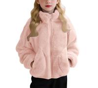 Generico Cappotto Invernale Per Bambine E Ragazze Pelliccia Finta，Cappotto Spesso E Caldo Elegante Invernale Autunno Cappotti Caldi Per Ragazze 3-10 Anni