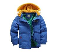 Generico cappotto Ragazzi Bambini Inverno Caldo con Cappuccio Giacca Calda in Piumino Cappotto Ispessito in Tinta Unita Parka Leggero Cappotto Caldo Giacche con Cerniera Antivento 2025