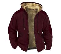 Generico Cappotto Uomo Bomber Uomo Antivento Trekking Tattico Jacket Moto Giubbotto Snowboard Taglie Forti Giacca Camera Leggero Softshell Pesante Abbigliamento 2#Rosso 3XL