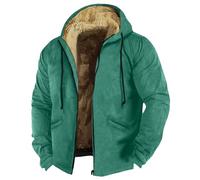 Generico Cappotto Uomo Trench Uomo Taglie Forti Vento Imbottito Jacket Moto Giubbotto Termica Antivento Giacca Neve Softshell Trekking Tattico Abbigliamento 2#Army Green XL