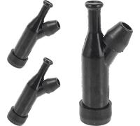Generico Cappucci Candela per Generatore 3 Pezzi per Pompa Acqua Alta Pressione, Resistente all’Usura, Materiale Plastico Nero, Adatti a Trattori da Giardino e Idropulitrici