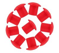 Generico Cappucci Protettivi Riutilizzabili e Facili da Installare 50 16-25mm per Tondo Armato in Pp Rosso per Cantieri e Impianti di Lavorazione