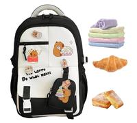 Generico Capybara Backpack - 35cm Cute Kids Bag, Large Capacity Schoolbag, Durable Zipper Compartment | Travel Weekend Trip for College School Beach Picnic Outing Boys Girls