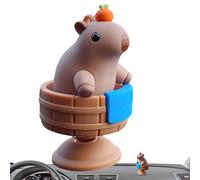 Genérico Capybara Car Decor - Dashboard Spring Capybara Figurine - Cute Creative Animal Car Decor, Desktop Decorations Home About 3.5x3.5x6.3cm/1.38x1.38x2.48inch