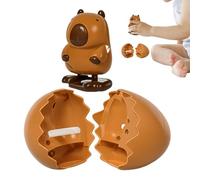Generico Capybara Hatching Toy - Wind Up Animal Egg Cute Collectible Toy Interactive Wind Up Capybara Egg for Kids Hand Eye Coordination Fun Surprise for Birthdays Easter