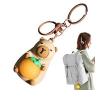 Generico Capybara Key Chain - Cute Key Rings | Animal Keys Ring for Accessories Holder, Bag Accessories with Lightweight and Compact Design, Purse Pendant, Decorative Keychain for Personal Use