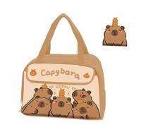 Generico Capybara Lunch Box, Capybara Lunch Bag, Bag Waterproof Lunch Tote, Animal Print Lunch Easy to Clean (A)