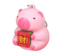 Generico Capybara Mahjong Pendant, Colorful Animal Keychains, Cute Animal Pendant, Conveniently Capybara Charm, Sound and Light Pendant for Boys, Girls, 2.05x1.57x1.61 inches