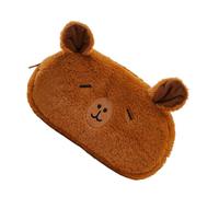 Generico Capybara Pencil Case - 10 Inch Plush Cute Pen Box with Zipper | Capybara Pencil Bag for Kids, Students, School Supplies, College, Travel, and Stationery Storage