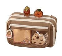 Generico Capybara Pencil Case - Case Di Per Animali Da Cartone Animato | BASSO PENA CAPYBARA Morbida | Adorabile Custodia Per La Peluche | Organizzatore Di Articoli Di Cartoleria Per