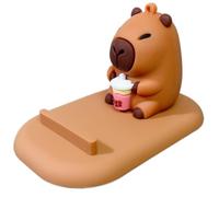 Generico Capybara Phone Stand Cute Cartoon - Universal Desktop Holder For All Smartphones, Creative Animal Ornament For Desk Office, Unïque Ğift Før Capybařa Lovers, Stable Phone Cradle