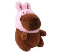Generico Capybara Plush Pendant - Adorable 12cm Stuffed Animal Keychain, Capybara Plush Toy Charm for Trendy Look | Lightweight Portable Pendant for Bags, Backpacks, Purses, and Car Key Accessories