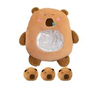 Generico Capybara Plush Toy | Animale di peluche Capybara | Adorabile giocattolo peluche di | Bambola peluche marrone morbida adorabile animale peluche Capibara giocattoli per bambini e adulti