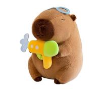 Generico Capybara Stuffed Animal, Soft Plush Toy, 9.84 inches, Adorable Capybara with Swimwear Outfit, Portable Size, Ideal for Babies, Kids, Adults, Home, Car, Graduation, Collectible