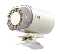 Generico Car Clip Fan, 199-Level Rechargeable Portable Adjustable Mini Fan, Small Desk & Car Blower for Summer, Camping, Outdoor, Beach, Festival, Office, Hiking, Fishing