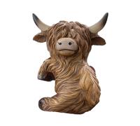 Generico Car Dash Decorations, Resin Cow Ornaments, Cute Car Dash Decor, Fun Decorative Accessory, Playful Desk and Shelf Display for Home Desk Interior Office Party Favors Men Women