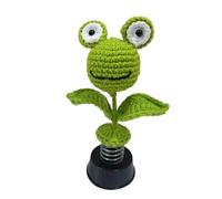 Generico Car Dashboard Decorations, Cute Car Dashboards Toy, Sunflower Frog Duck Bobbles Head, Animated Bobble Dancer Decor, Aesthetic Accessories for Women, Men, 5.9x2.16x2.16 inches
