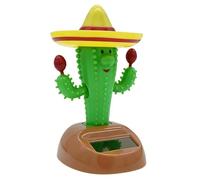 Generico Car Dashboard Decorations - Novelty Solar Powered Dancing Cactus Design Automotive Interior Ornament, Moving Cactus Figure with Sunlight Motion Feature for Vehicles Trailers RVs Trucks