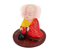 Generico Car Dashboard Figurines Funny Buddha Monk Shking Head Decoration
